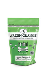Arden Grange Mini Crunchy Bites traškūs kąsniukai su ėriena 250 g.