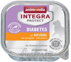 Animonda Integra Protect Diabetes konservai su paukštiena katėms sergančioms cukriniu diabetu 100 g x8vnt