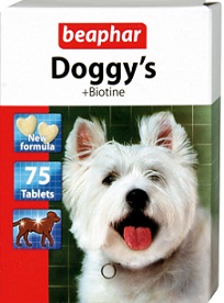 Beaphar Doggy's +Biotin šunų pašaro papildas su biotinu 75 tabl.