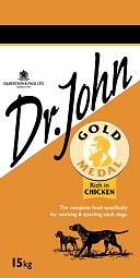  Dr. John Gold Medal skirtas dirbantiems ir sportuojantiems suaugusiems šunims 4 kg.
