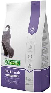 NATURES PROTECTION Dog Adult with Lamb suaugusių šunų pašaras su ėriena,12 kg
