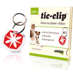 Anibio Tic–clip pakabukas, apsauga nuo erkių ir blusų šunims 1 vnt.