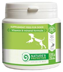 Nature's Protection Vitamin & Mineral Formula mineralinis šunų pašaro papildas tabletėmis 150 g, 75 tabl